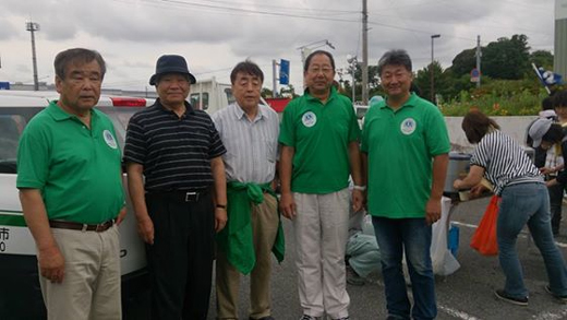 成田空港周辺道路清掃